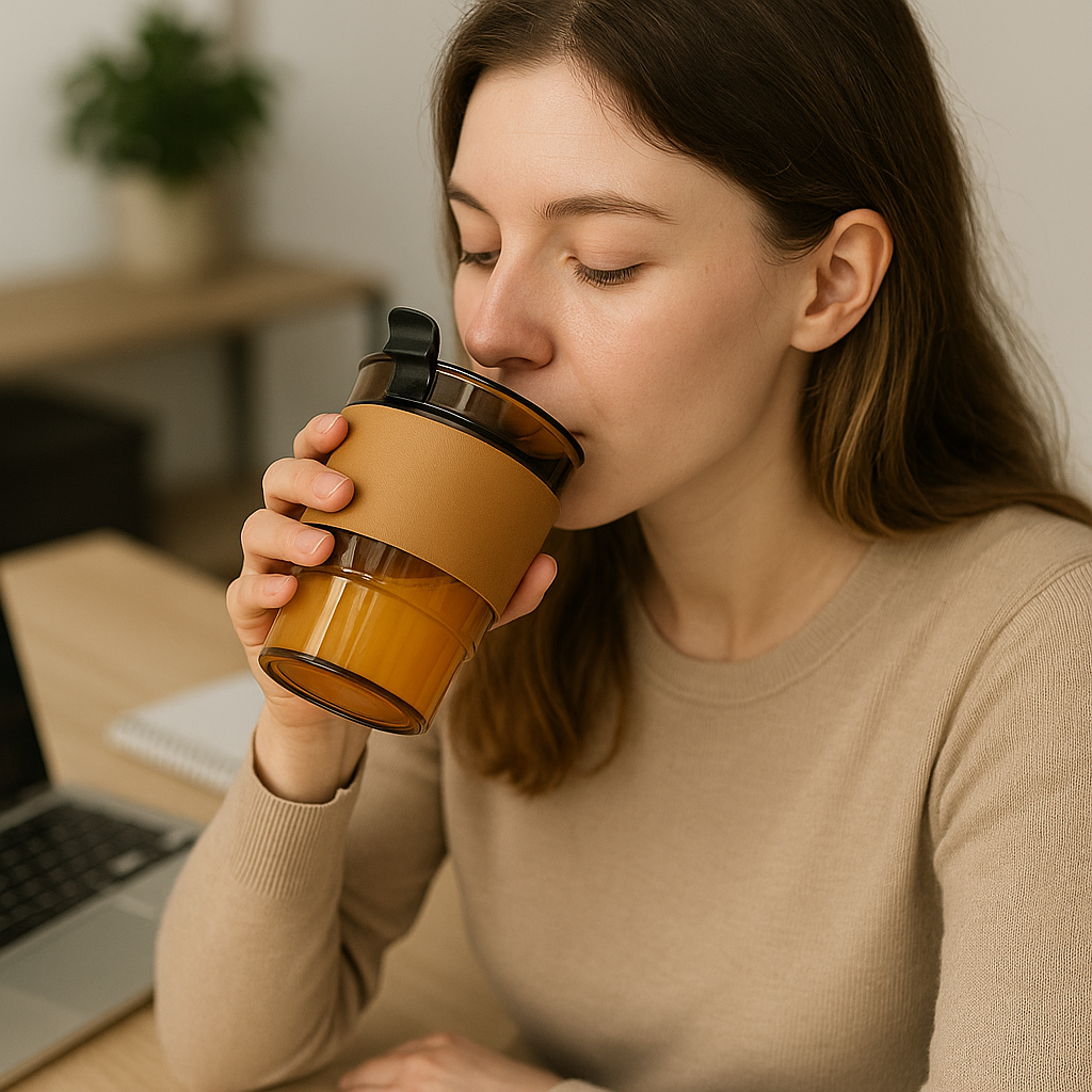 Reusable Magic Shippers Glass for Water, Milk and Juice