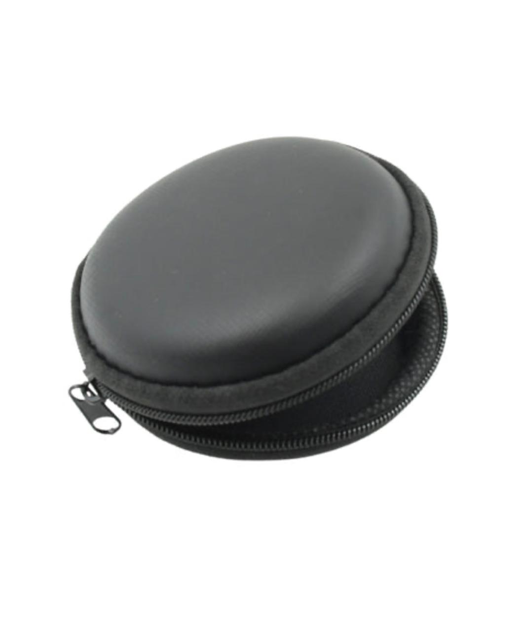 Portable Earphone & Accessories Storage Case | Hard Shell Zipper Pouch for Earbuds, Charger, USB & Small Gadgets