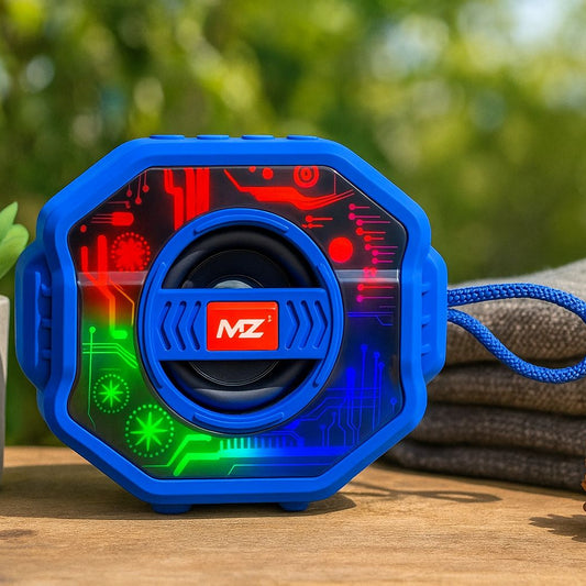 Portable Bluetooth Speaker with RGB LED Lights | Wireless Mini Speaker with Deep Bass, USB/TF Card Support & 3D Sound Loud & Clearr