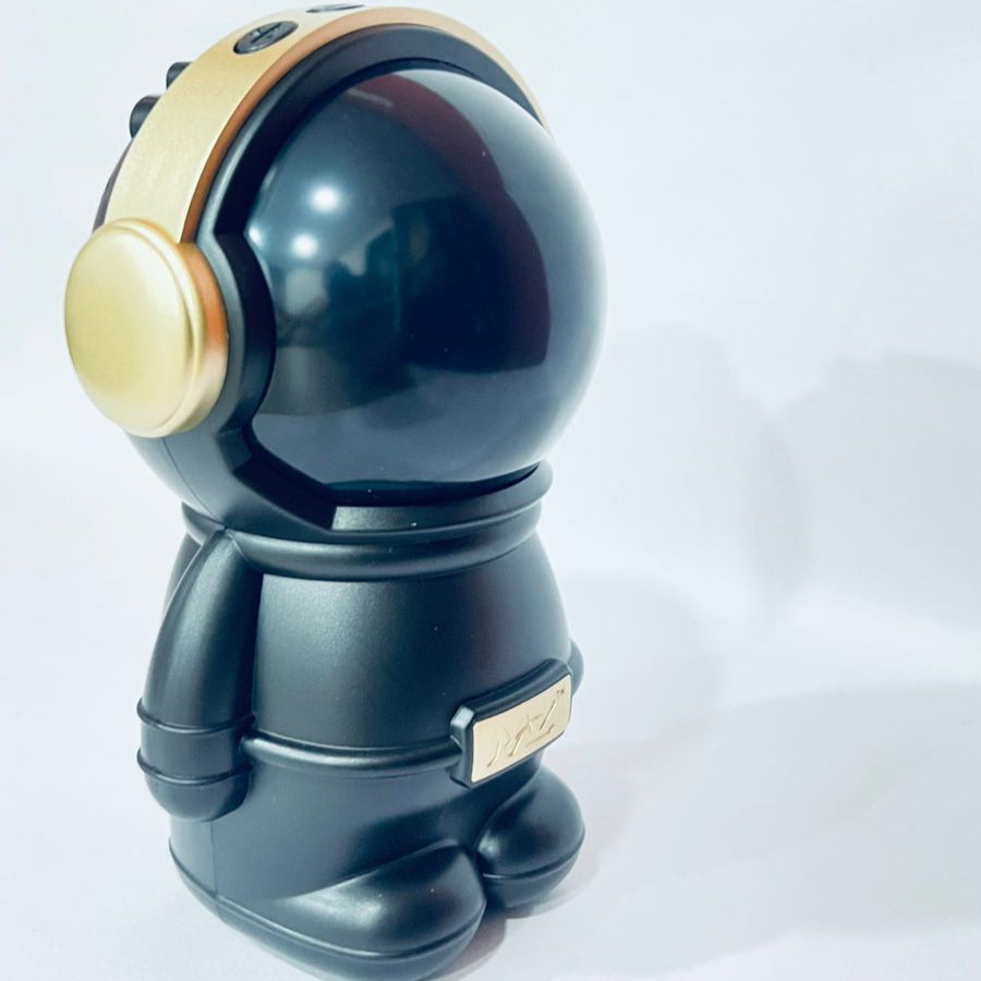 MZ Astronaut Bluetooth Speaker with FM Radio, RGB Lights & Deep Bass – Portable Wireless Speaker