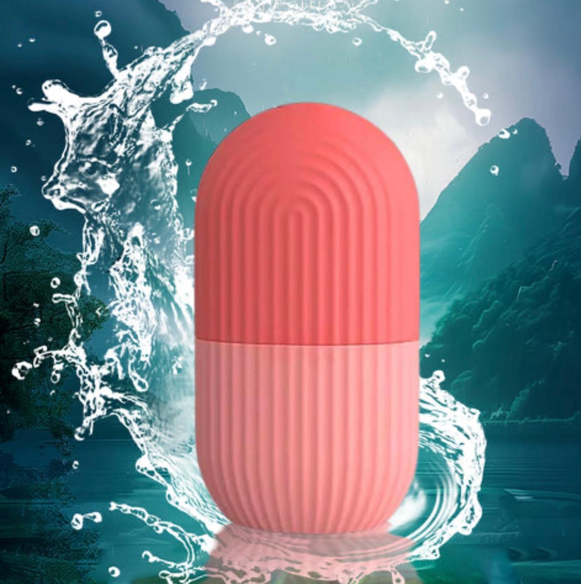 Silicone Ice Roller for Face & Skin Care | Reusable Facial Ice Mold for Glowing Skin, Puffiness & Acne Relief