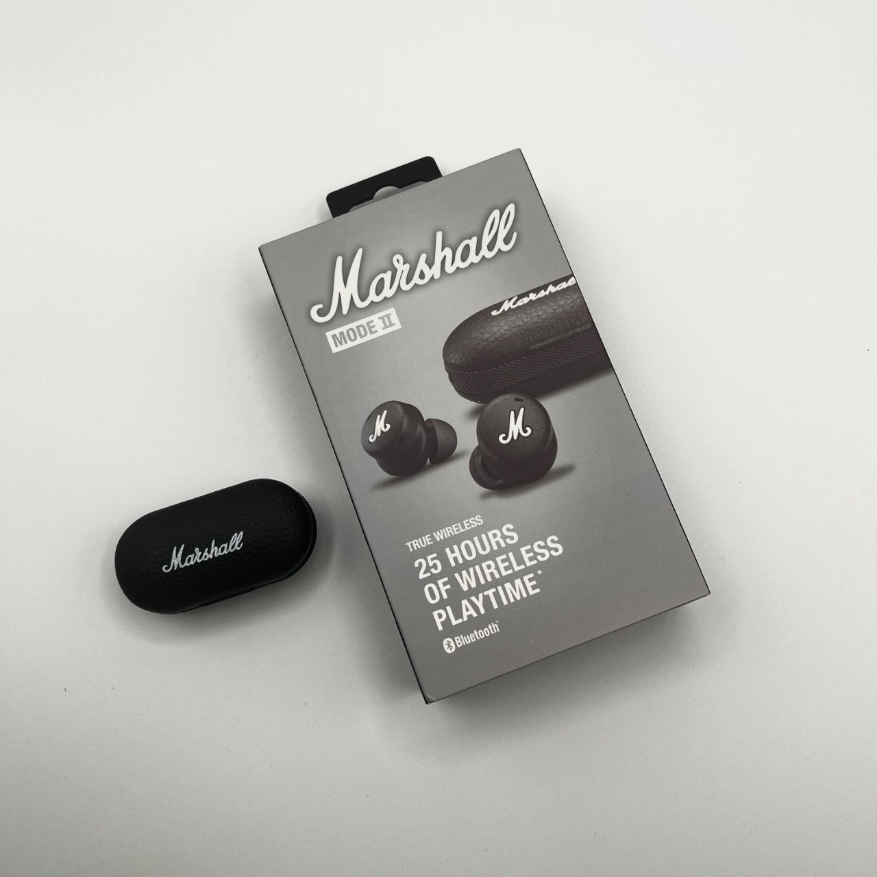 Marshall Mode II True Wireless Bluetooth Earbuds with Charging Case | 25 Hours Playtime, Premium Sound & Deep Bass